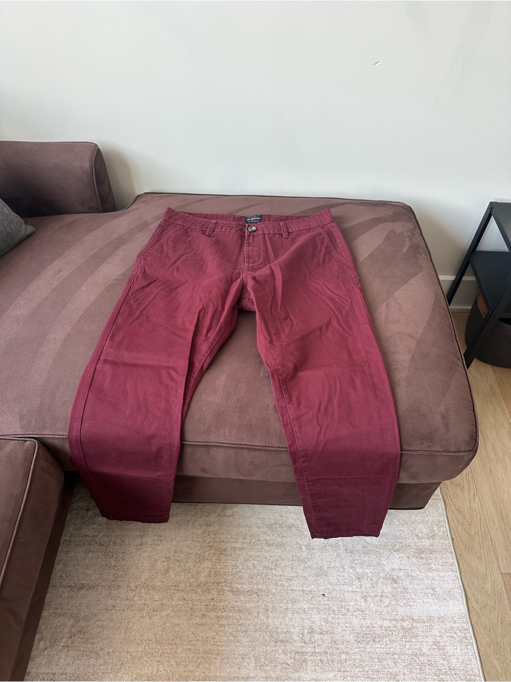 Bluenotes Burgundy/Maroon Chino Pants